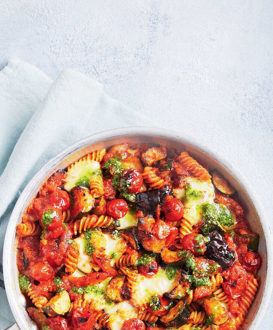 Vegetable pasta bake