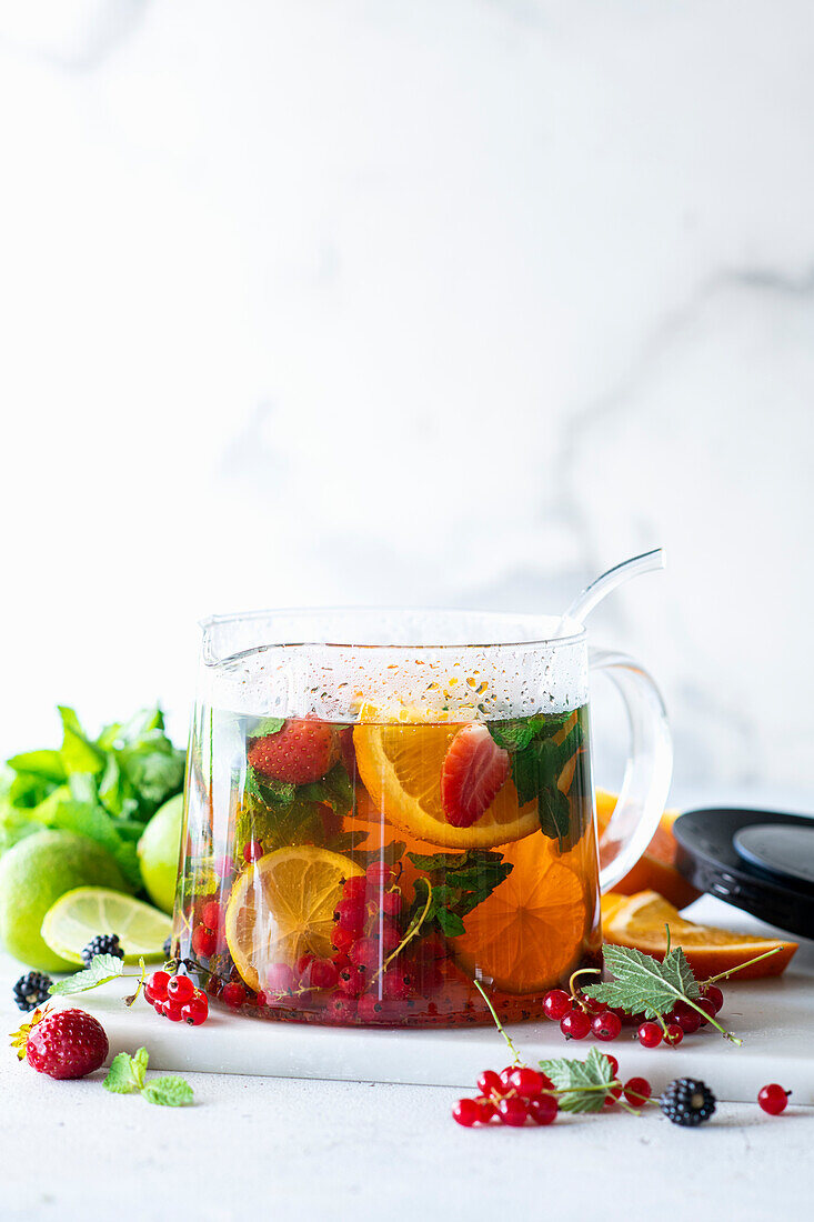 Summer berry tea