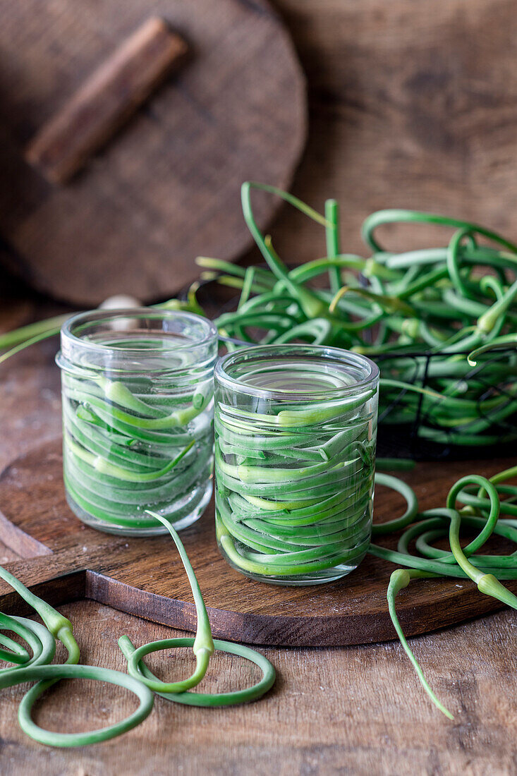 Fermentiertes Knoblauchgrün