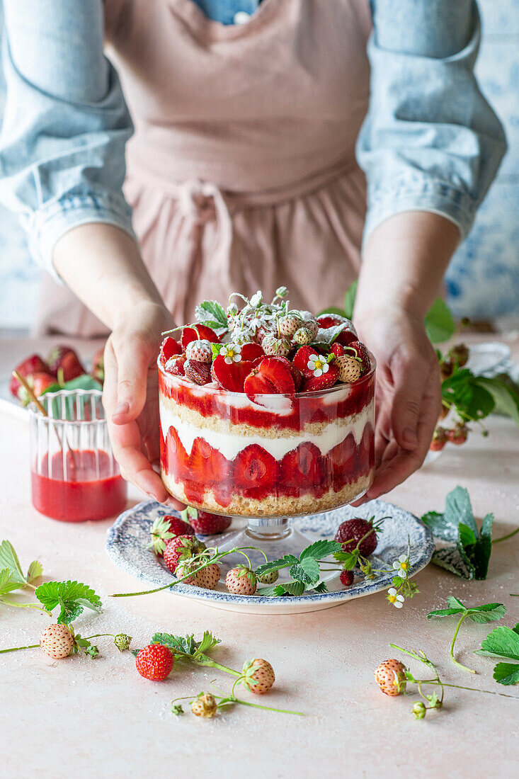 Strawberry trifle