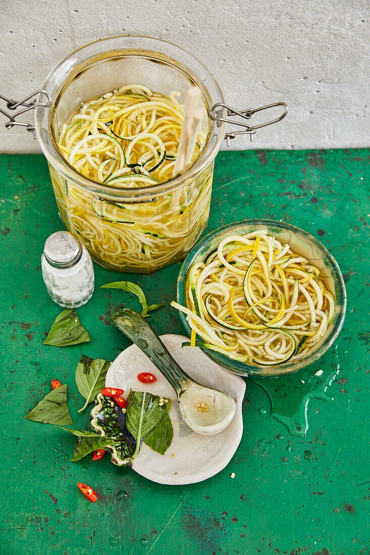 Japanese-Style Zucchini-Pickles