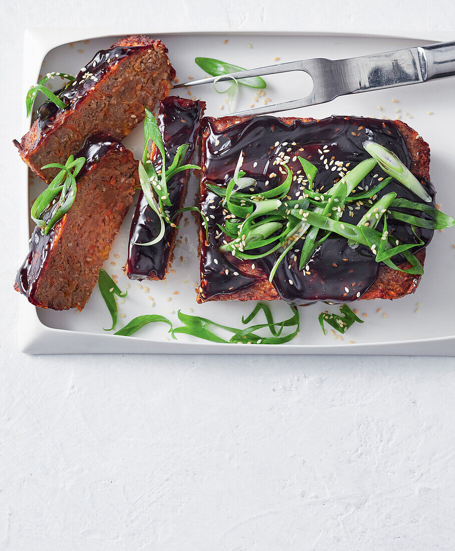 Japanese teriyaki meatloaf