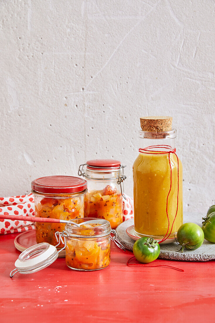 Tomaten-Parmesan-Chutney, Grüne-Tomaten-Ketchup