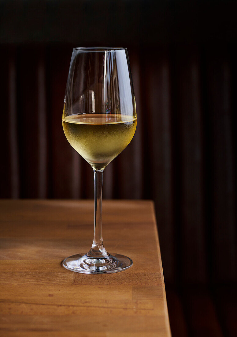 glass of white wine