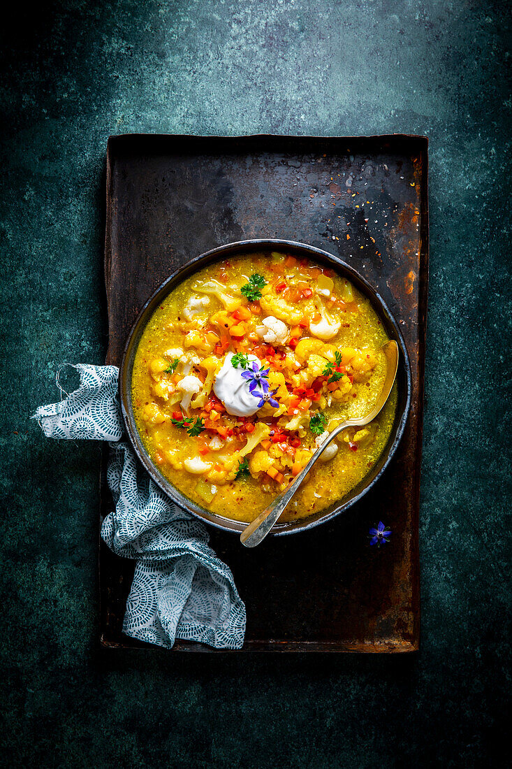 Ayurvedic cauliflower soup