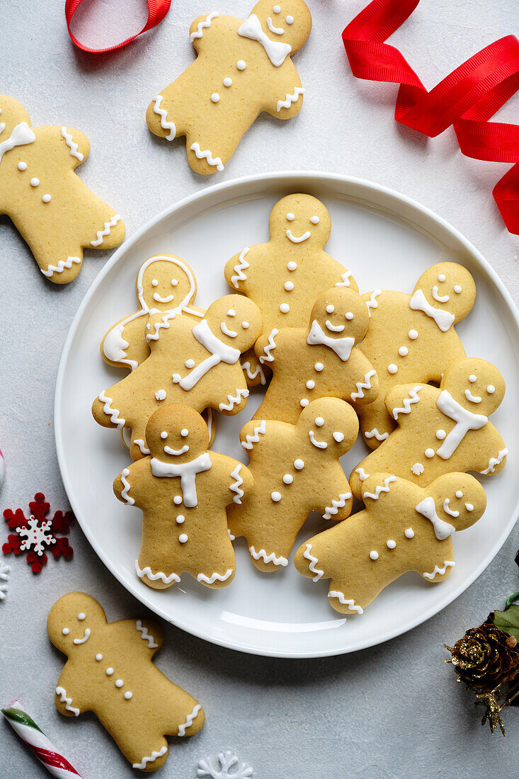 Gingerbread man biscuits