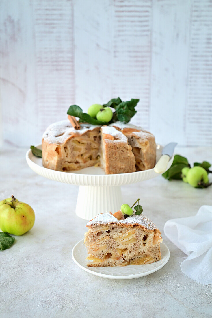 Apfelkuchen mit Zimt