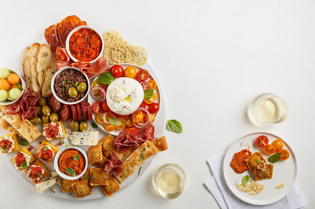 Italian finger food board