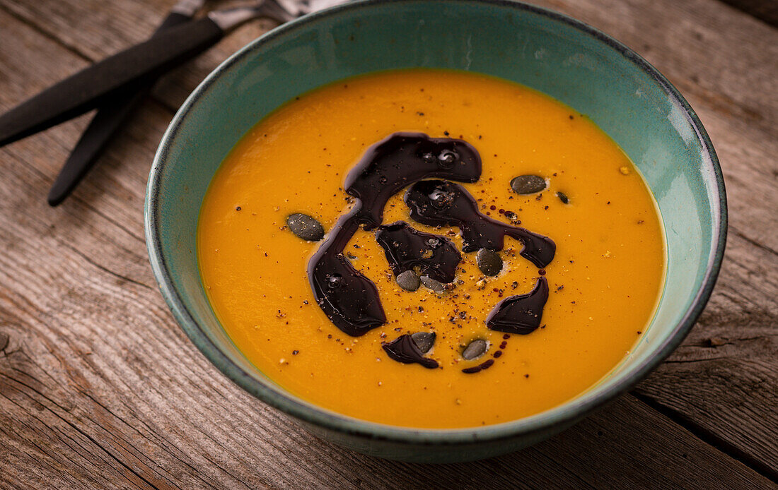 Ayurvedic pumpkin cream soup
