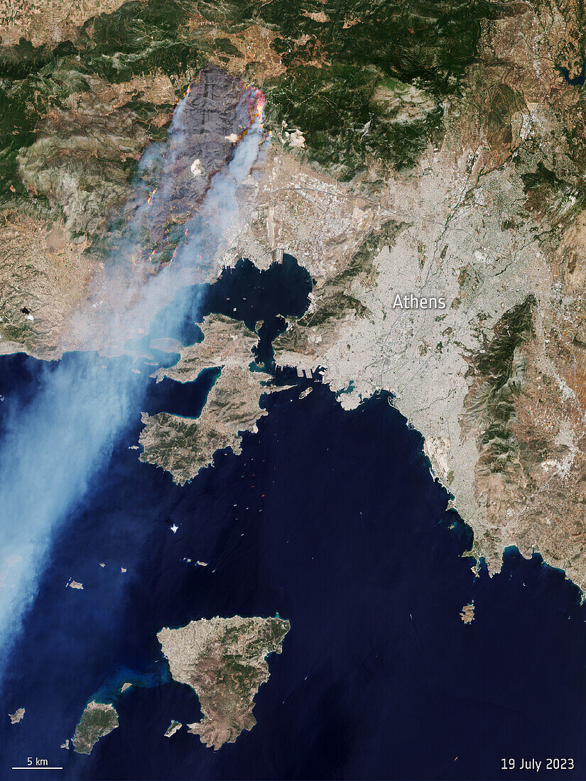 Wildfires, Athens, Greece, July 2023