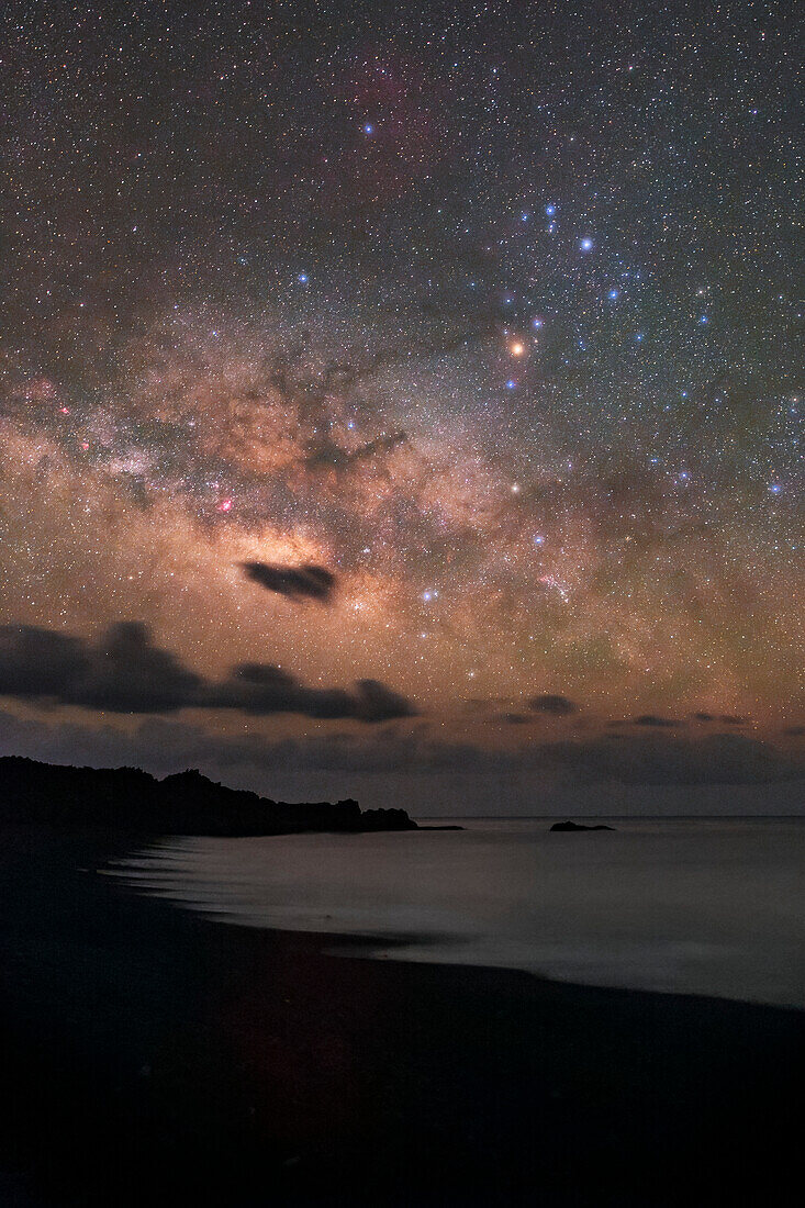 Milky Way over Atlantic Ocean