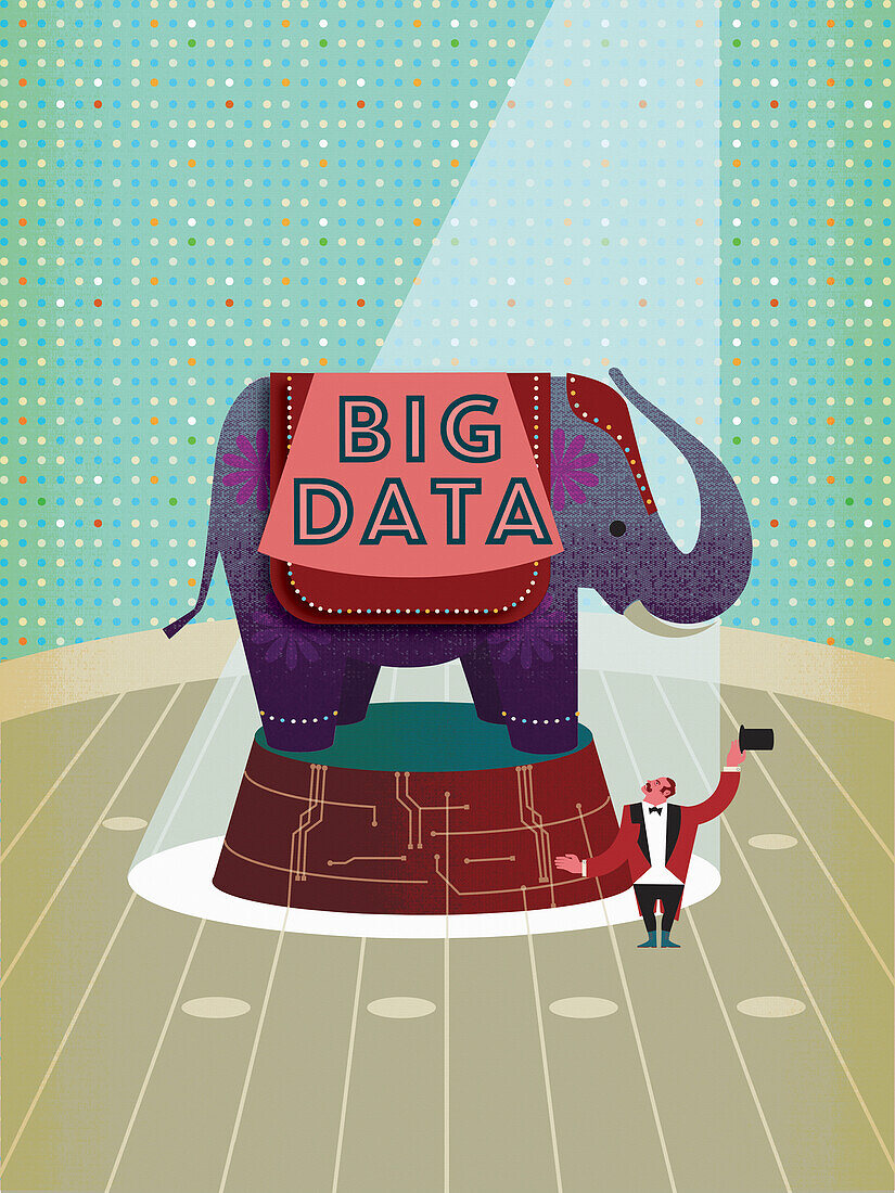 Big data, conceptual illustration