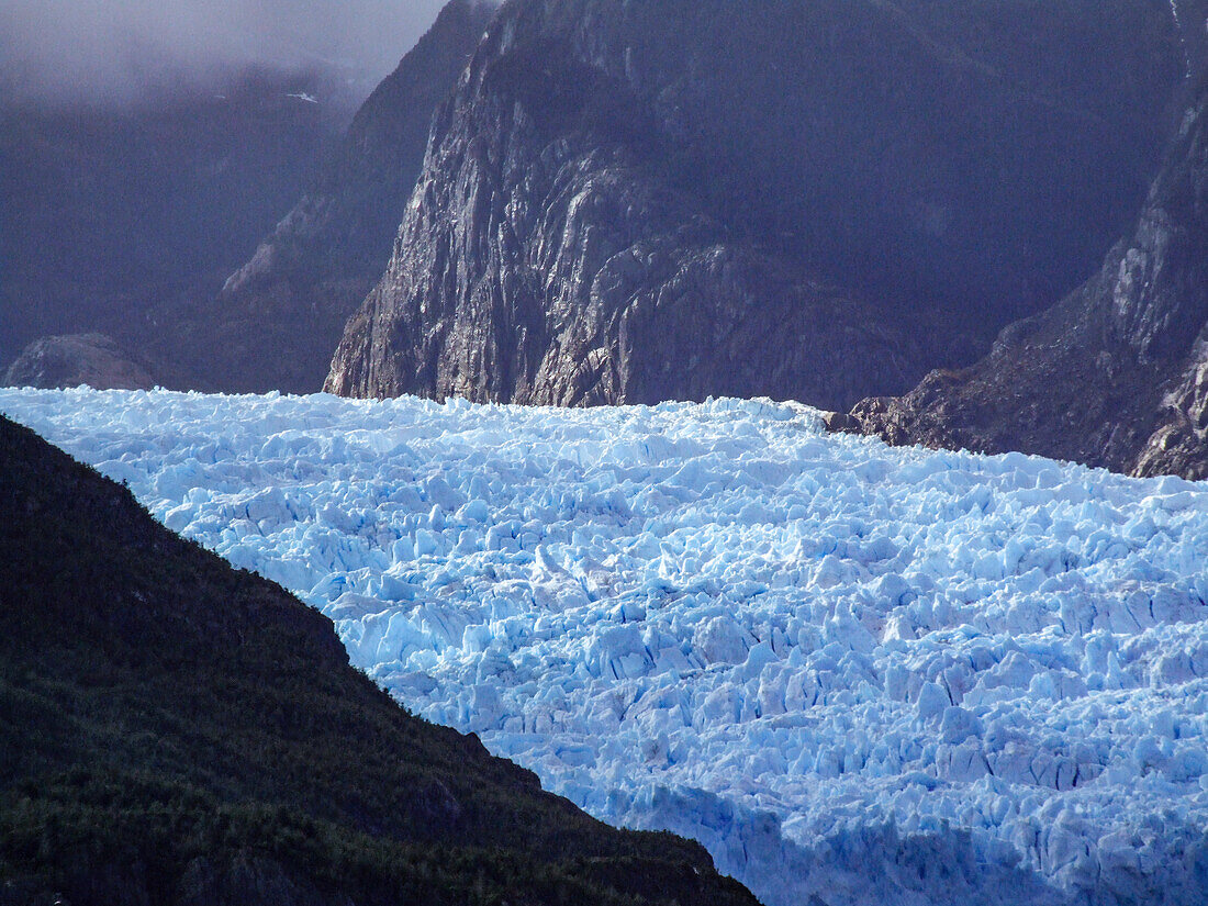 Surface of San Rafael Glacier, Chile
