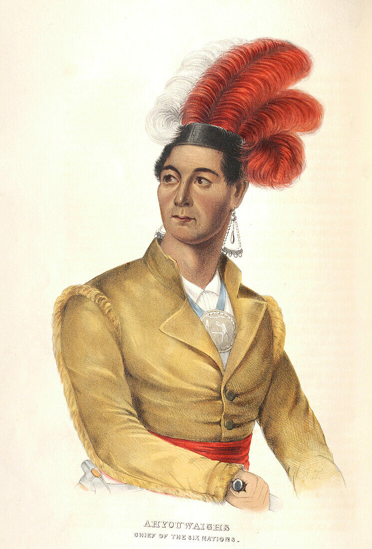 Thayendanegea, Mohawk Chief, illustration