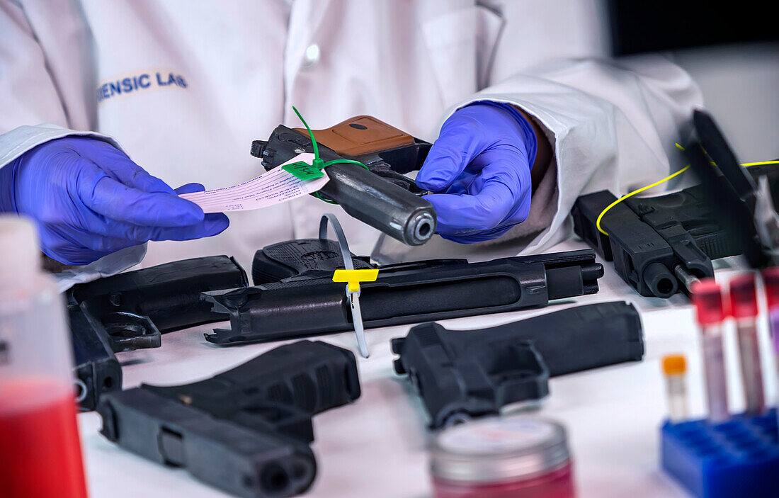 Forensic analysis of handguns