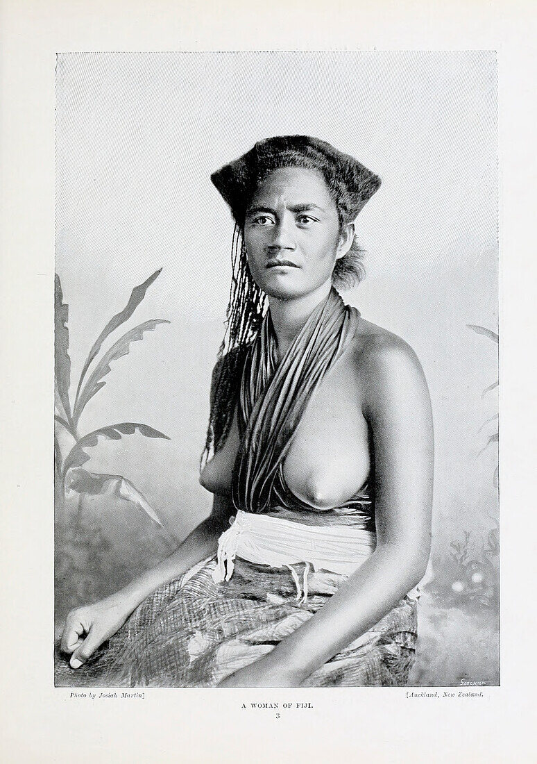 Young woman of Fiji