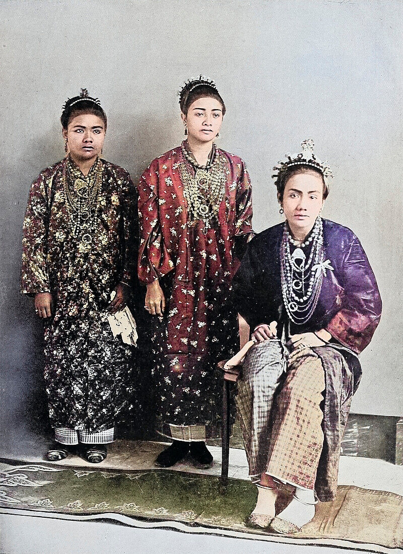 Three ladies of the royal family, Perak