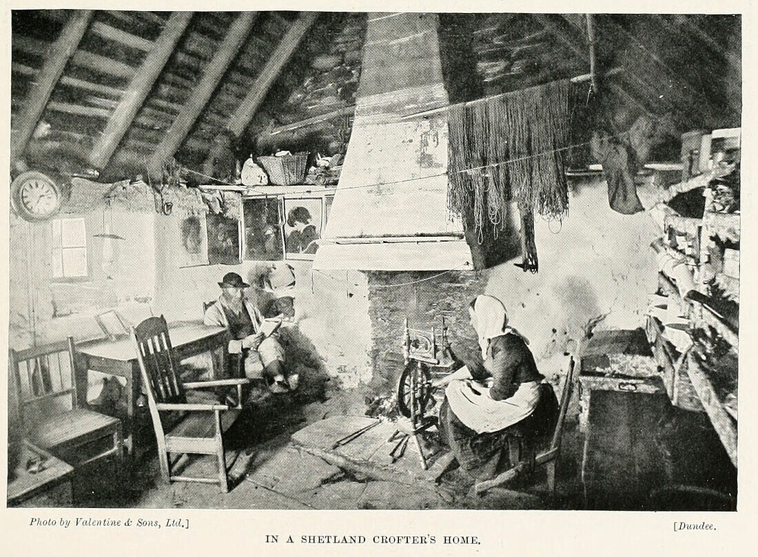 Shetland crofter's home