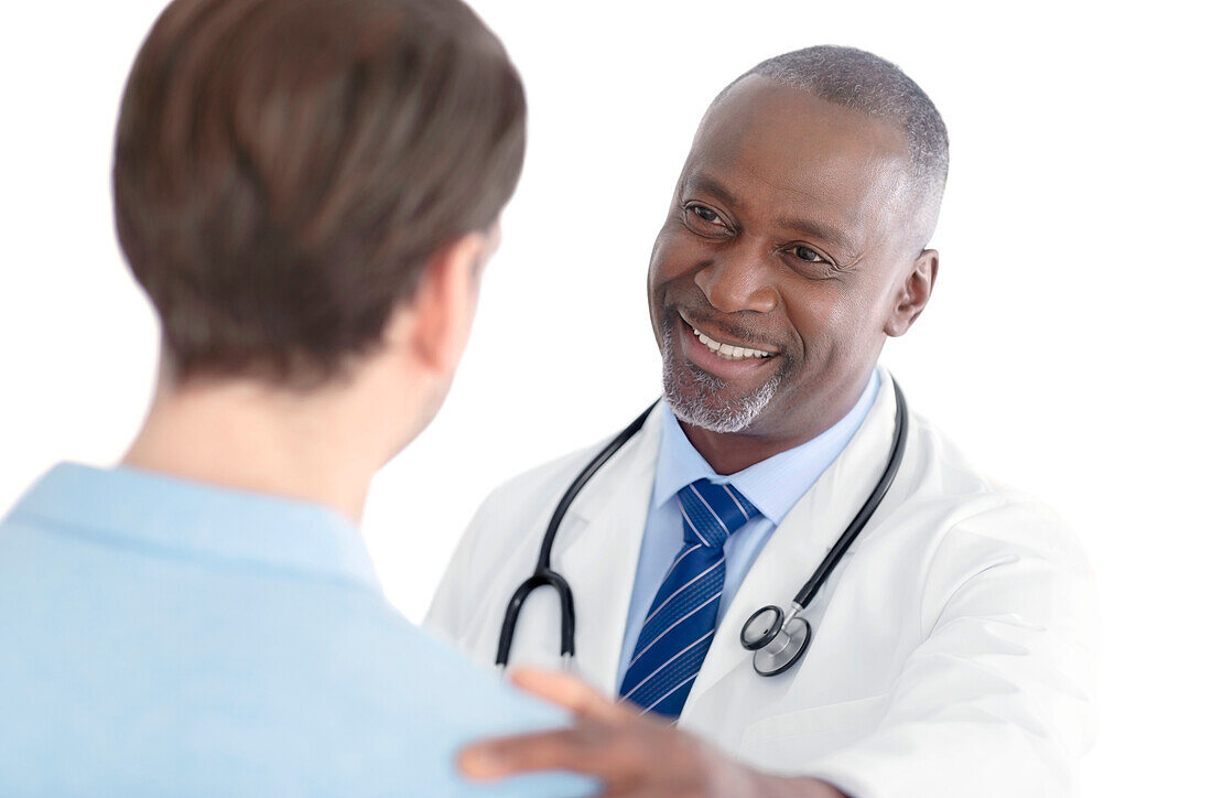 Doctor reassuring patient