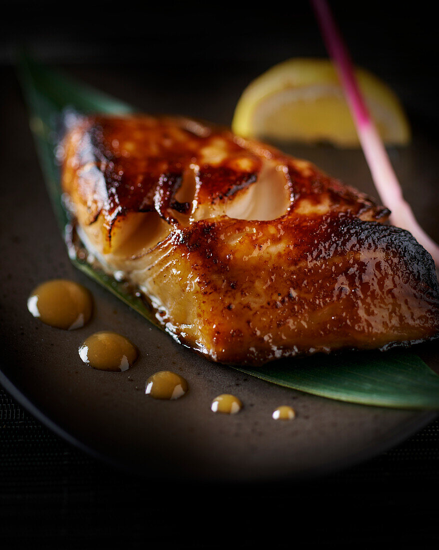 Black cod with miso glaze