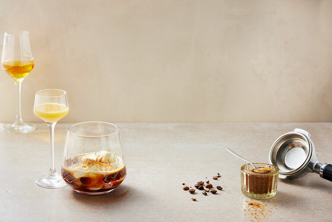 Coffee with Amaretto, Espresso Martini