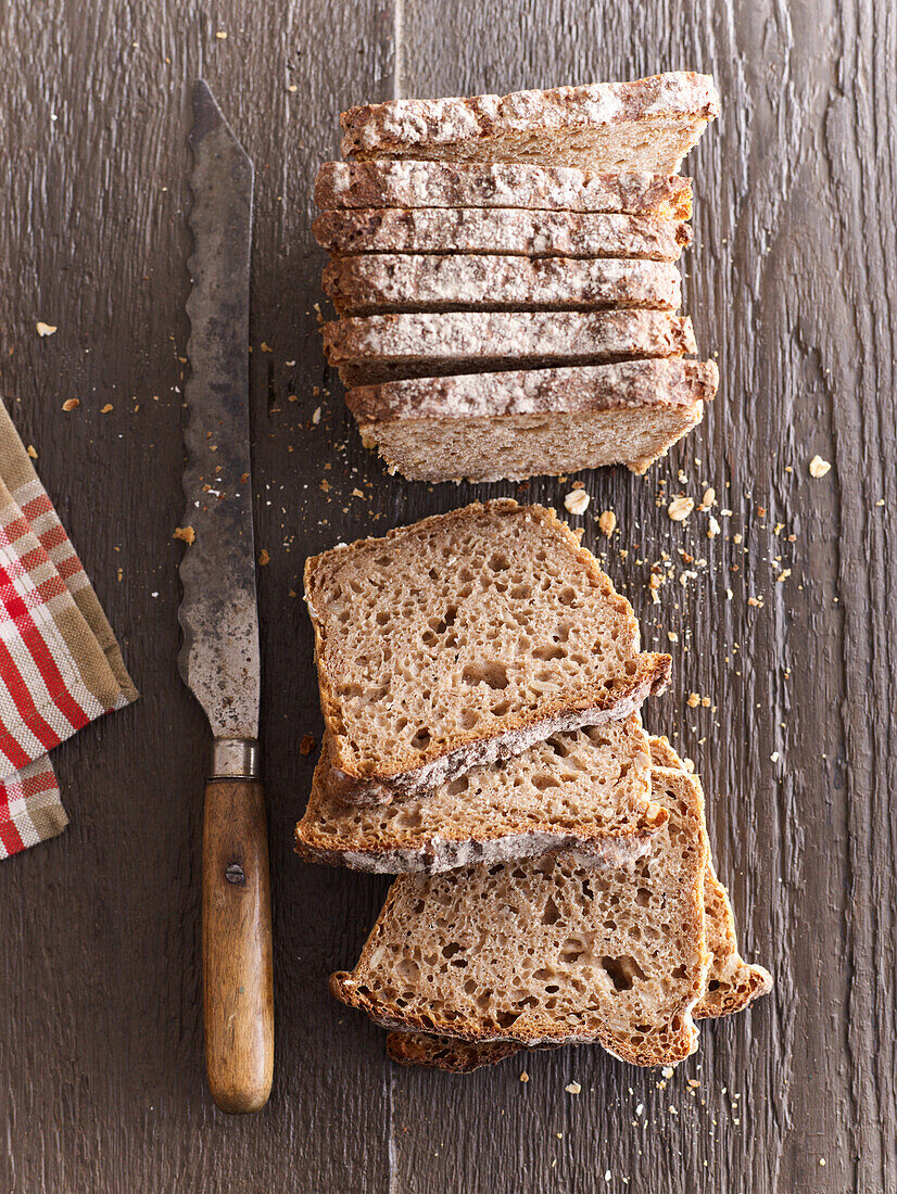 Wholemeal bread loaves