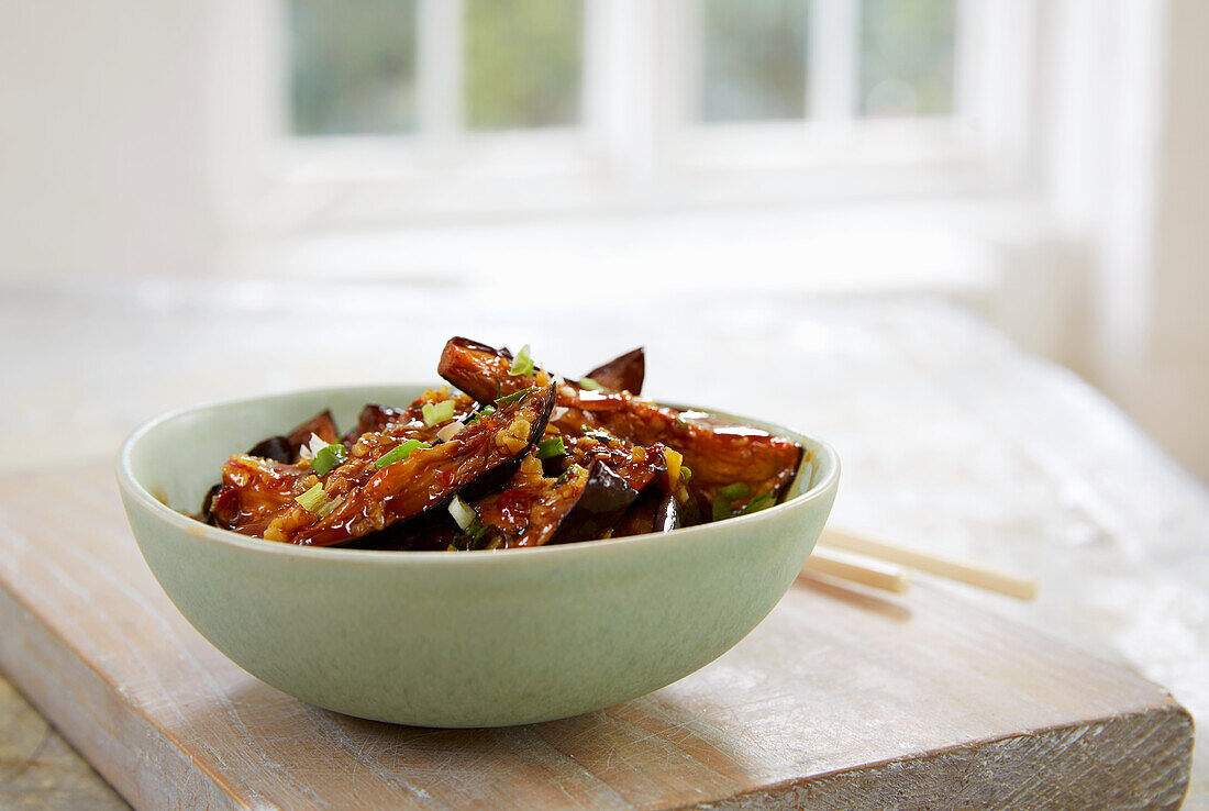 Sichuan-style aubergine