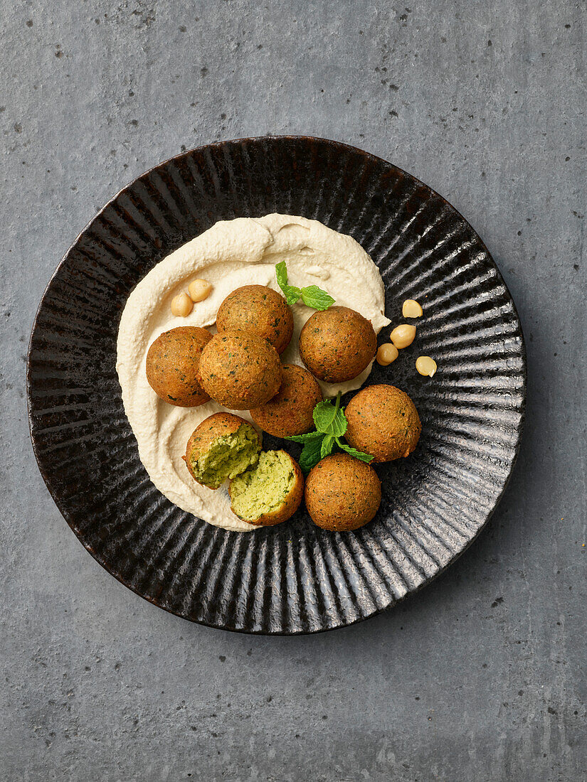 Falafel mit Hummus