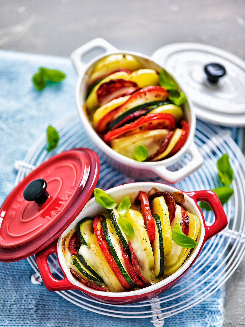 Oven-baked ratatouille