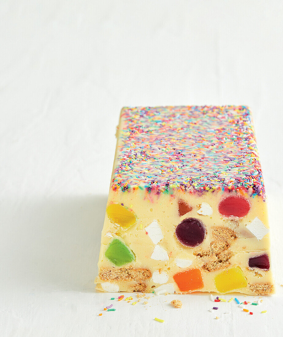 Fairy bread (fridge dessert)