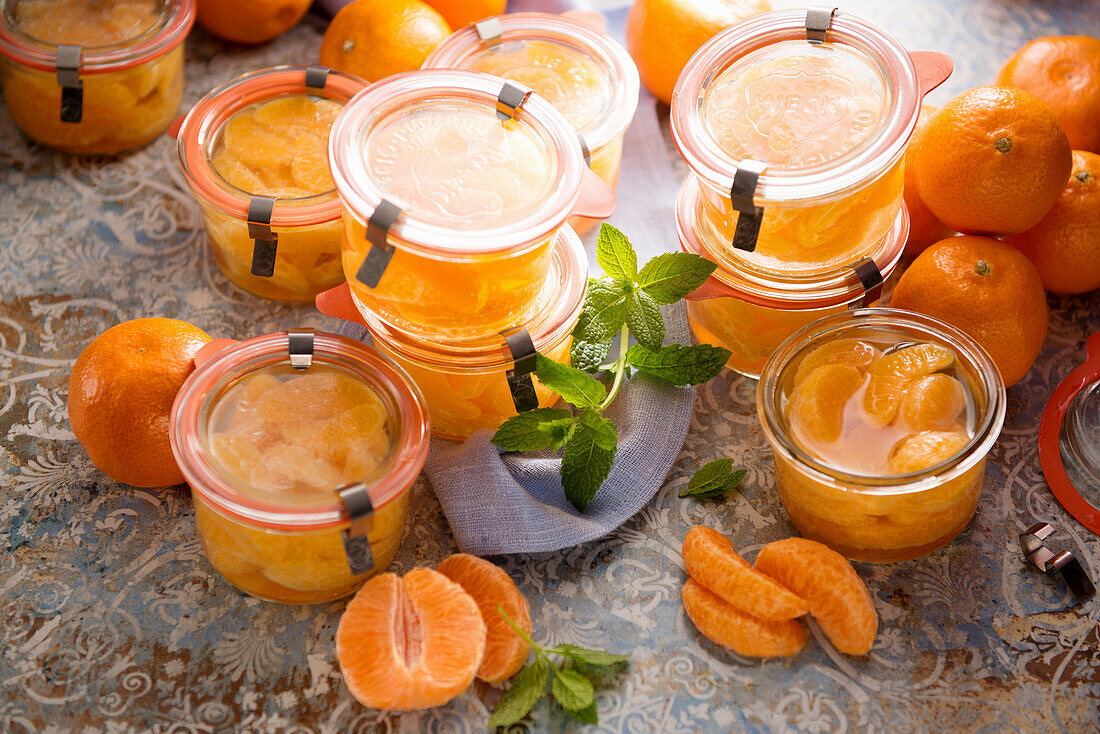 Preserved mandarins