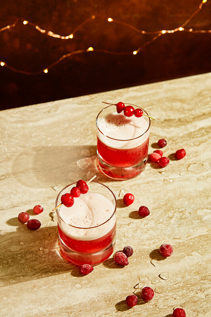 Cranberry-Whisky-Sour