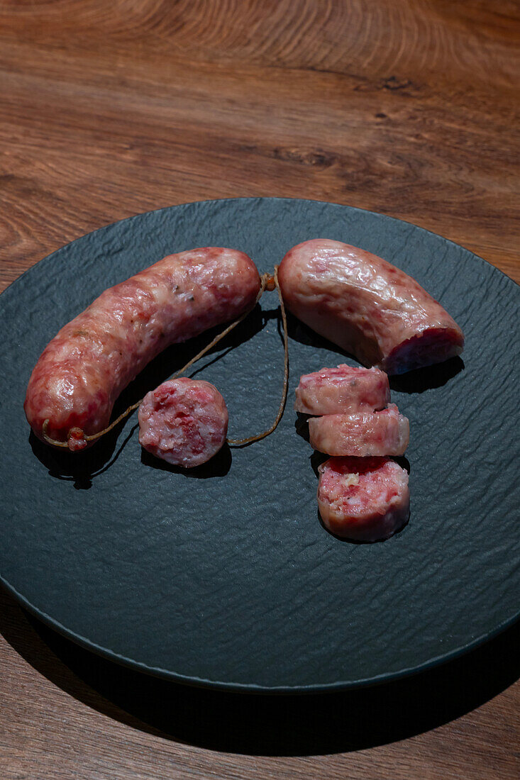 Luganighe (smoked pork sausage, Ticino)