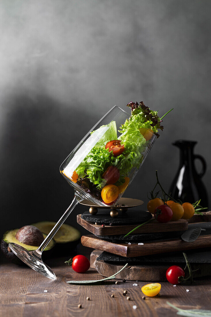 Salad in a glass