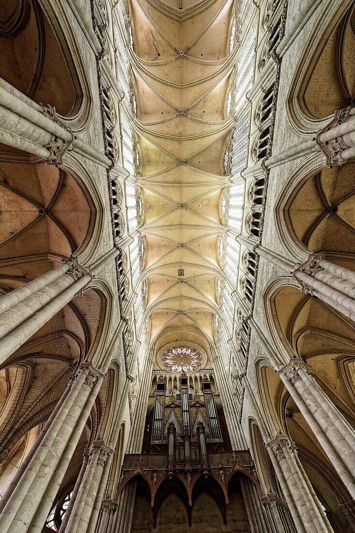 Frankreich,Somme,Amiens,Notre-Dame Kathedrale,Juwel der gotischen Kunst,von der UNESCO zum Weltkulturerbe erklärt