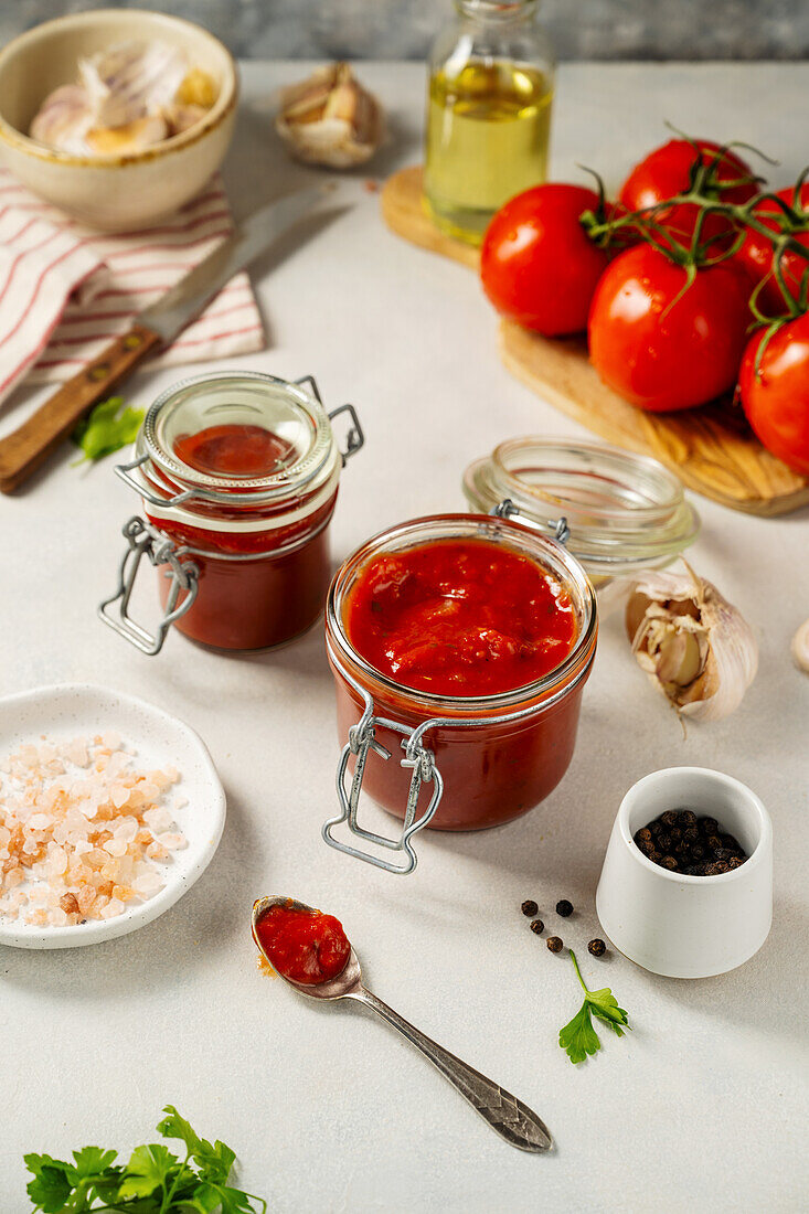 Hausgemachte Tomatensauce