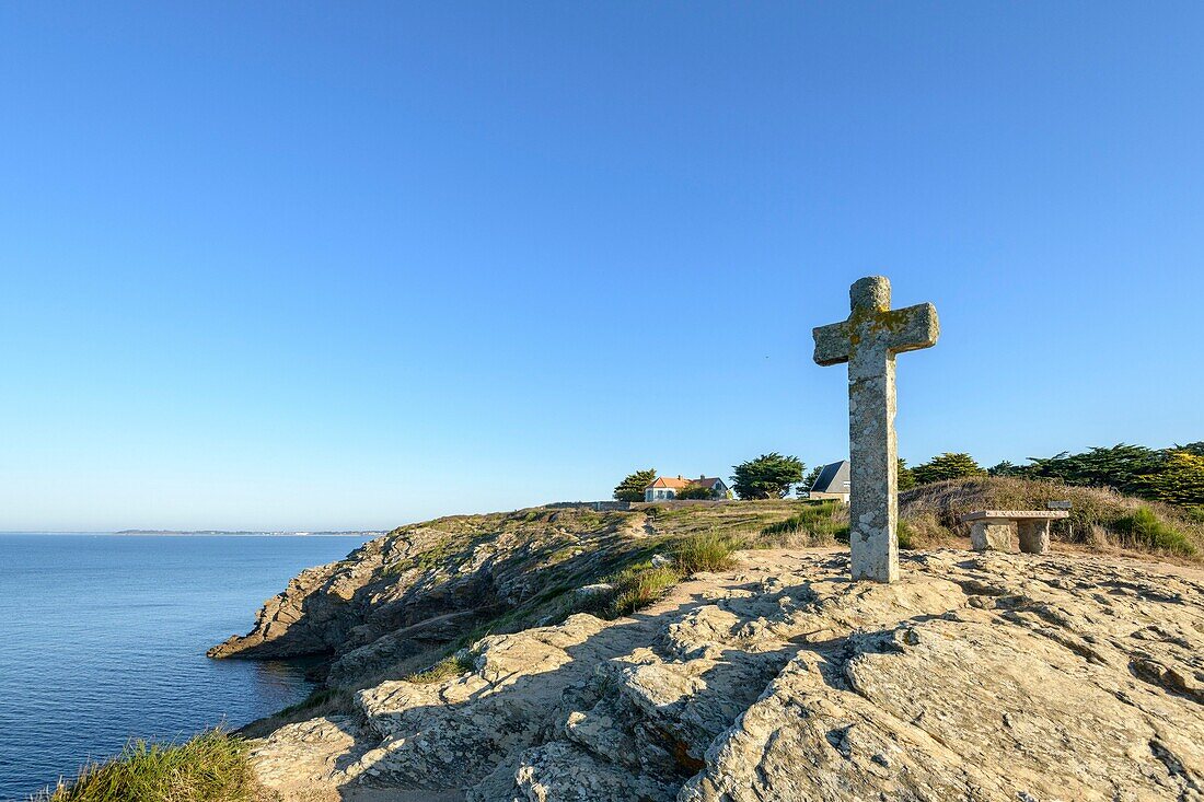 France,Morbihan,Saint-Gildas de Rhuys,the tip of Grand Mont