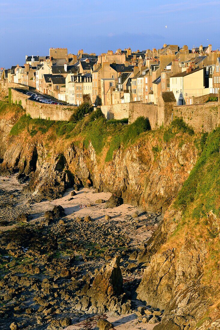France,Manche,Cotentin,Granville,the Upper Town built on a rocky headland on the far eastern point of the Mont Saint Michel Bay