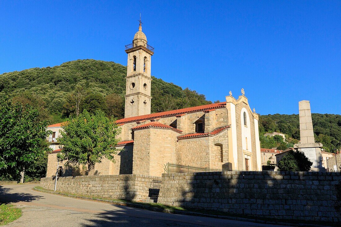 France,Corse du Sud,Levie,Saint Nicolas Church