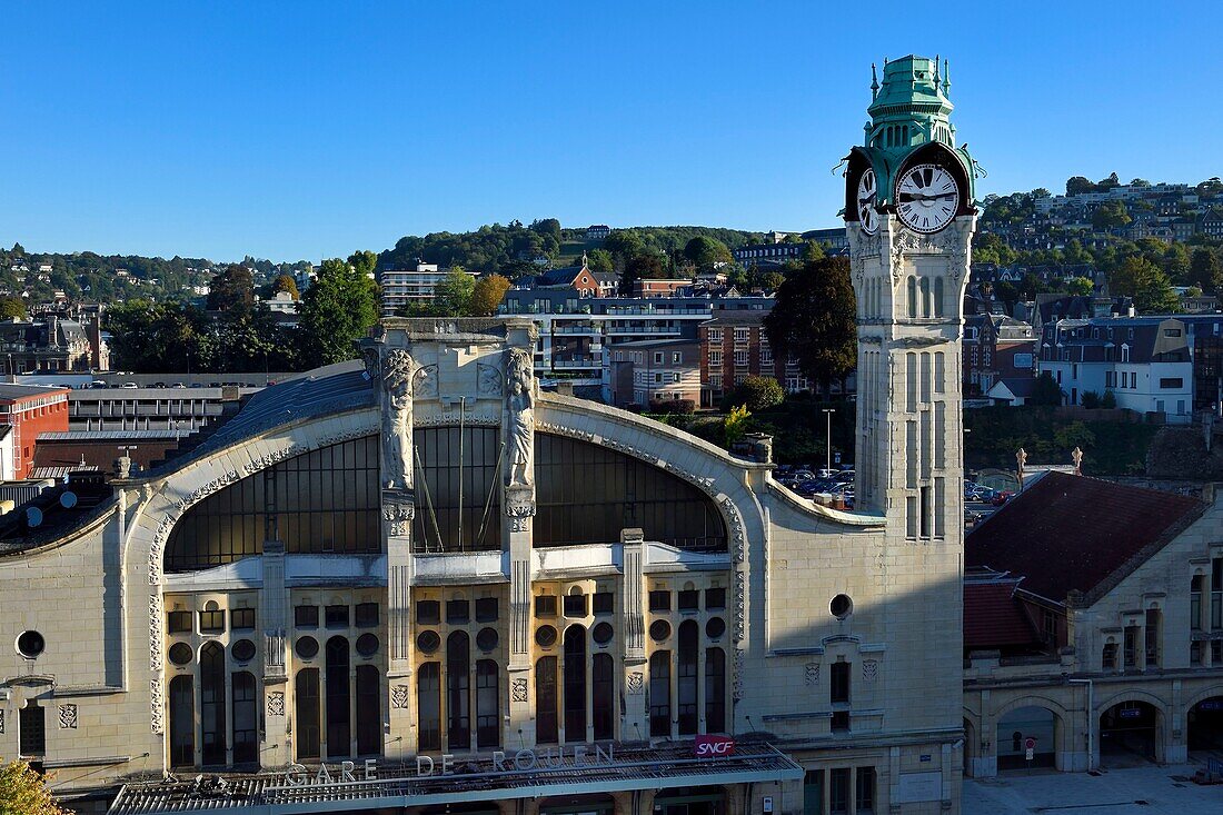 Frankreich,Seine Maritime,Rouen,der 1928 eingeweihte Jugendstil-Bahnhof