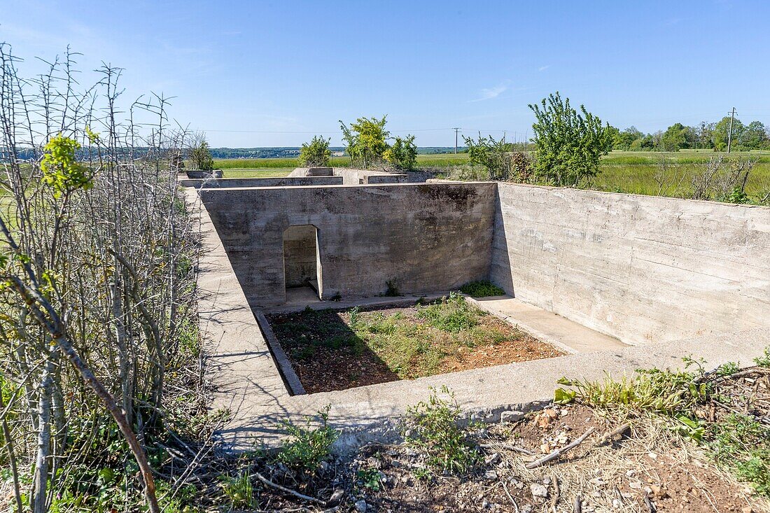 France,Loir et Cher,Saint Rimay,General Headquarters W3,88 battery location