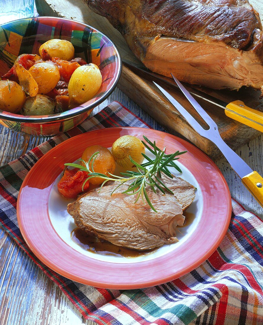 Roast Lamb with Potatoes