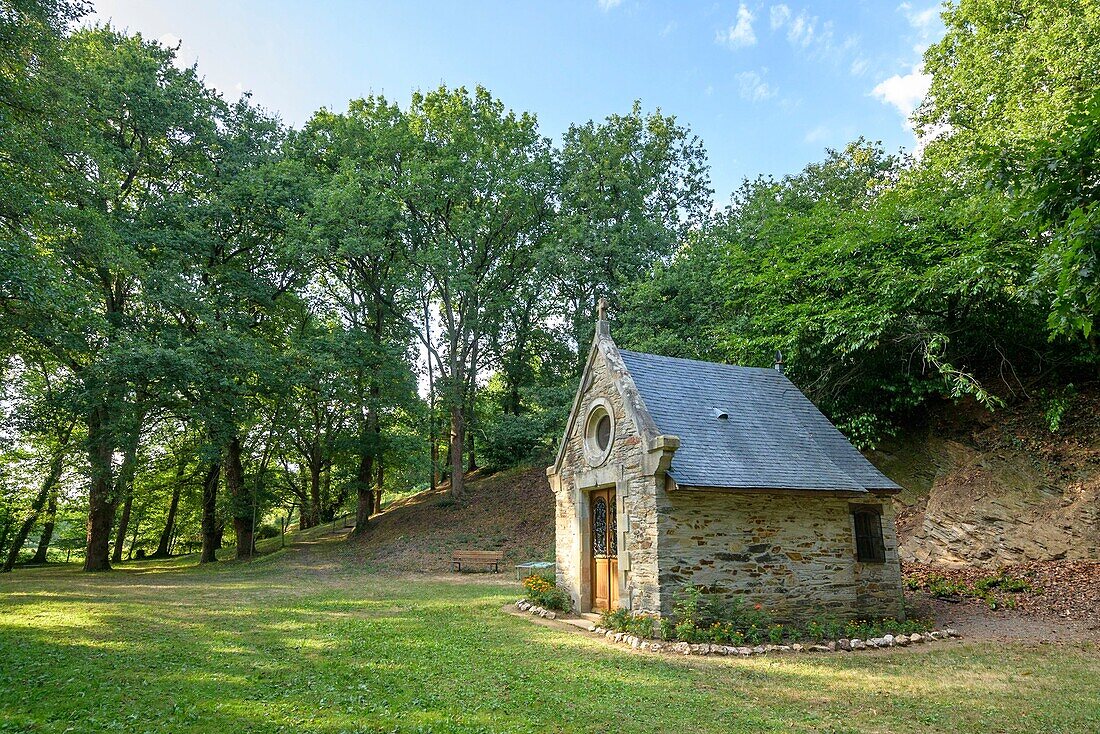 Frankreich,Ille et Vilaine,La Chapelle-de-Brain,Kapelle Sainte-Mélaine