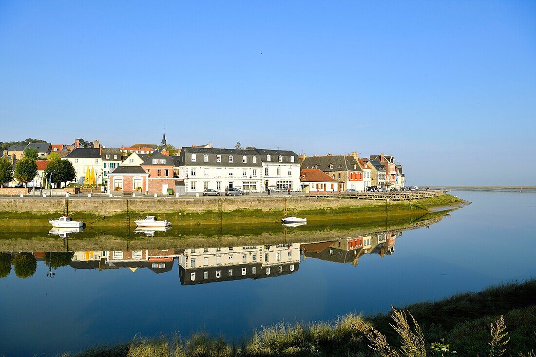 France,Somme,Baie de Somme,Saint Valery sur Somme,mouth of the Somme Bay,docks