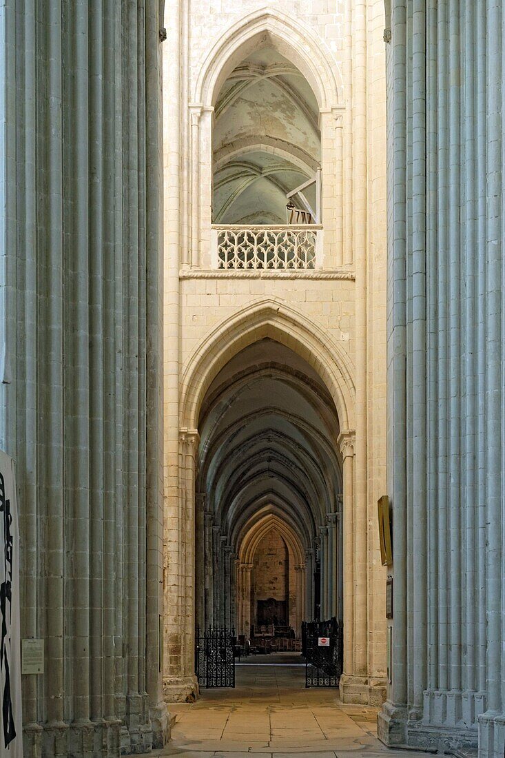 France,Seine Maritime,Pays de Caux,Cote d'Albatre (Alabaster Coast),Fecamp,abbatiale de la Sainte Trinite (abbey church of the Holy Trinity)