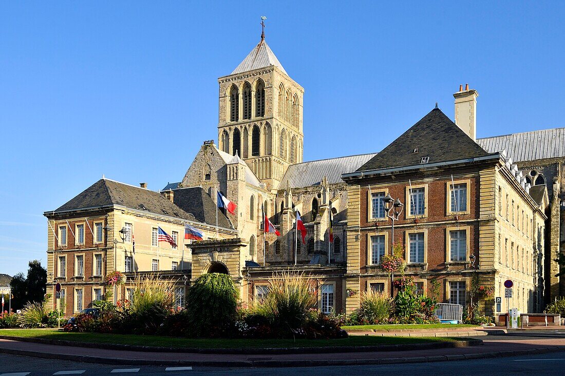 France,Seine Maritime,Pays de Caux,Cote d'Albatre (Alabaster Coast),Fecamp,abbatiale de la Sainte Trinite (abbey church of the Holy Trinity)