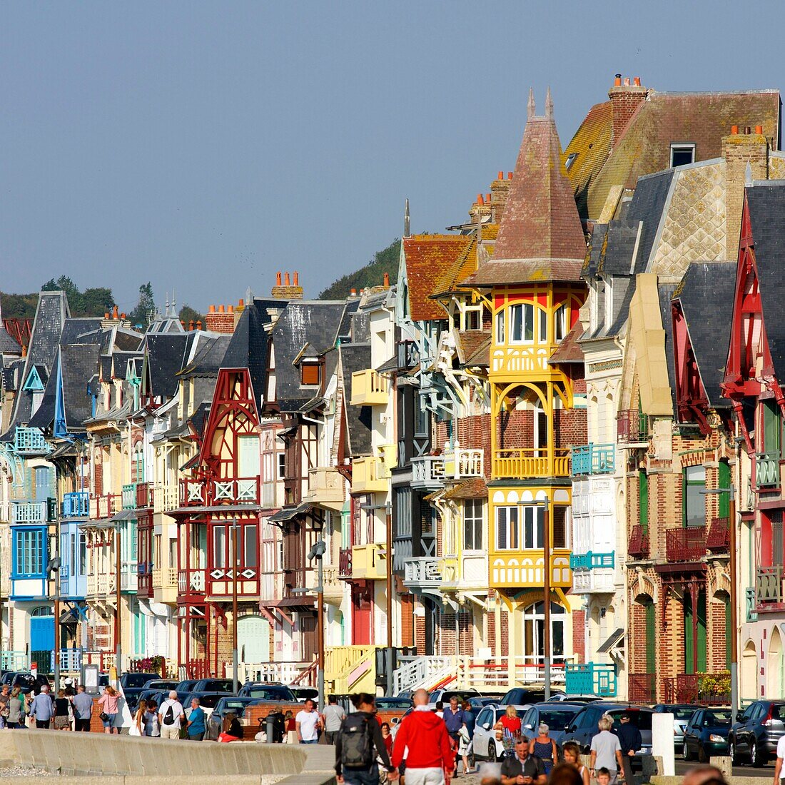 Frankreich,Somme,Mers les Bains,Badeort am Ufer des Ärmelkanals