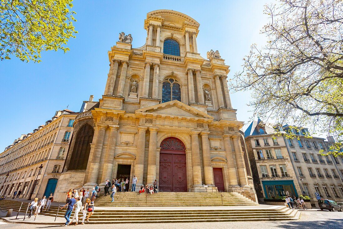 Frankreich,Paris,Platz Saint Gervais,Kirche Saint Gervais Saint Protais