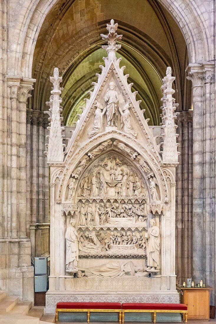 France,Seine Saint Denis,Saint Denis,the cathedral basilica,the tomb of Dagobert