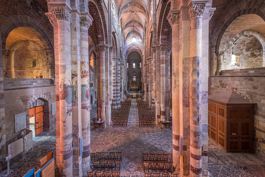 France,Haute Loire,Brioude,Basilica of Saint Julien